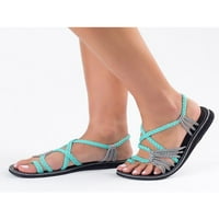 Sandale za sandale Wazshop Womens Bohemian Flat Flip Flops Summer Sandals