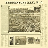 Hendersonville North Carolina - Fowler Poster Print by Fowler Fowler # NCHE0001