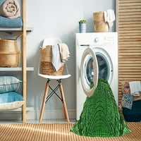 Ahgly Machine oprema za pranje u zatvorenom pravokutniku Tranzicijske duboke smaragdne zelene prostirke
