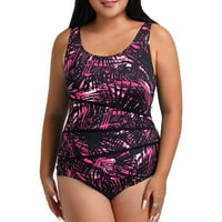 Gubotare ženske kostimu Žene Žene Jedan od Swimress Skirted kupaći kostim za kupanje TURSO TUMMY, PINK XL