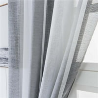 HEMOTON MULTICOLOR Striped Voile zavjesa minimalistički moderni Tulle Čista zavjesa za zavjese za spavaće