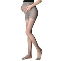 Relanfenk ženske bedro visoke čarape za trudnice tanke pantyhose ljetne čvrste prevelike bojne čarape