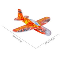 Dječji mini glider ravni model Šareni rasipani mali avion igračka malih igračaka mini glider