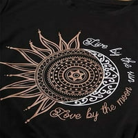 Sherrylily ljetno sunce i mjesec grafički majice za žene