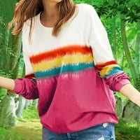 Žene Ležerne prilike za tiskane pulover duge dugih rukava Bluza HOT8SL4868859