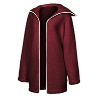 Jakne kaputi za žene Zimske dukseve dugih rukava Cardigan džemper casual jakne kaput