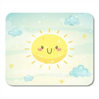 Jutro Slatko Sunčana djeca Jednostavni oblik stilizacije Kawaii Sunny Weather MousePad Mouse Pad Mouse Mat