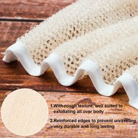 Wollično mekana tkanja Tkanina za kupanje Exfoliang Face Body Wash ručnik za masažu krpe