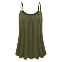 Farstey Tank Haljine za žene Ležerne prilike sa ljetnim rukavima bez rukava, mini haljina Tunic Spaghetti