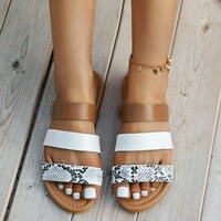 Kaicj sandale Žene Žene ljetne sandale Boemske perlene gležnjače za hodanje Ležerne prilike za flip