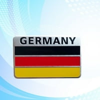 Hemoton Njemačka zastava za zastavu Naljepnica za automobile Refit naljepnica Creative Automobil Decor