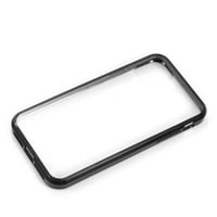 Kaleidio Case za iPhone Mini [Scratch Resisantent] Hybrid TPU branik [Slim Fit] Prozirni poklopac kože na stražnjoj ploči [Clear Black]