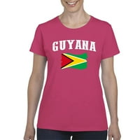 - Ženska majica kratki rukav - Gvajana zastava