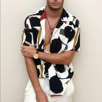Corashan Muška modna majica s kratkim rukavima stilski i udobni tiskani vrhovi za muškarce