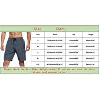 Hlače Muške sportske kratke hlače prugasta jogging dno ljetne pantalone za trening s džepovima elastične