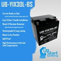 Zamjena baterije UB-YIX30L-BS za Polaris Ranger CC UTV - tvornički aktivirani, bez održavanja, motociklistička baterija - 12V, 30Ah, robna marka