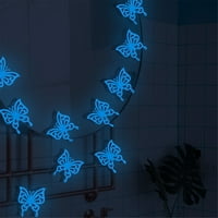 Prekrasan 3D leptir naljepnica od zraka Umjenjivi DIY Domaći ukrasi Umjetnički dekor zidne naljepnice