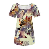 Zodggu ženske pepum vrhove majica za trendy ponude kratki rukav ženski vrhovi boja blok patchwork košulje