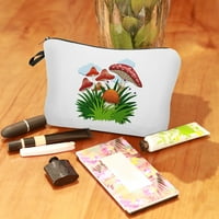 Mala šminkarska torba za torbicu, putni kozmetički torba šminka šminker PU kožna prijenosna svestrana patentna torbica za žene