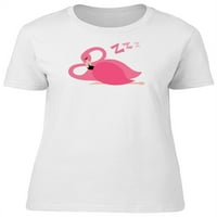 Slatka ružičasta majica za spavanje Flamingo Žene -Image by Shutterstock, Ženska velika