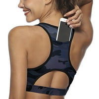 Majice za žene za žene Ležerne prilike Beamwless Pocket džepni stražnji dio Fitness Workout Teret Yoga