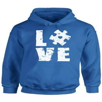 Newkward Styles Love puzzle Hoodie Autism Duksera za žene za žene džemper za podizanje testina za muškarce za muškarce Autizam puzzle pokloni podržavaju autizam svjesnost svijesti s kapuljačom, dukseli za svijest autizma