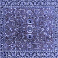 Ahgly Company u zatvorenom pravokutniku Orijentalno plavo tradicionalne prostirke, 6 '9 '