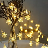 Snowflakes Oblik String Lights Party Wedding Božićni ukrasi