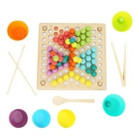 Zanimljiva šarena Clip Beads igra, Igra perle Clip, djeca iznad mjeseca Podučavanje vrtića