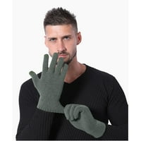 Pletene zimske jesene tople zadebljane rukavice i muške vunene rukavice
