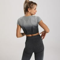 Jyeity Fashion ženska odjeća u stanju pjesme u boji Yoga Sportski casual Time Kontrast odijelo Maxi