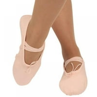 Baywell balet cipele za žene djevojke, ženske baletske papuče ples cipele platnene performanse plesne papuče Yoga vježbanje cipele za djecu djevojke odrasli