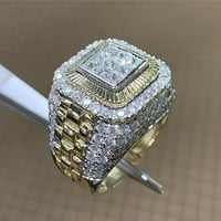 Prstenovi za MANS Poslovna modna dečka Poklon Vjenčanje veličine 6- prstena