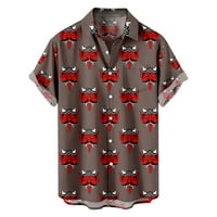 Muški vrag 3D Print Lessely Dizecting Džep, majica kratkih rukava, Muška djeca Ležerni Havajski vrh, rođendanski poklon
