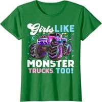 Slatke monstrume kamionske djevojke poput kamiona čudovišta previše majica
