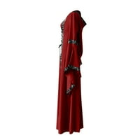 Ženske elegantne renesansne srednjovjekovne haljine čipkaste vintage gotičke odjeće srušena haljina