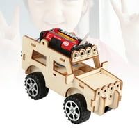 Woodcraft igračka Drvena gradnja komplet Drveni model 3D Drvena slagalica Dječji automobil Edukativni
