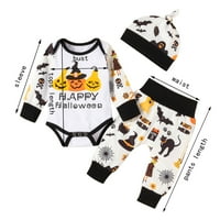 BABY Boy Clots Letters Road BodySuit + bundeve crtane hlače odijevaju odjeću za bebe