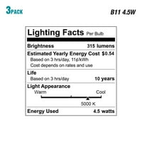 Ecosmart 40-vata ekvivalent B zatamnjeno CIK LED svjetlosne žarulje