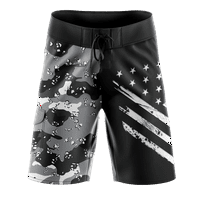 Tactical Pro Snabde Split pustinjski sniježni Camo kratke hlače, izrađene od 90% poliestera i 10% spande materijala, udobne dizajnerski patriotski kratke hlače za muškarce