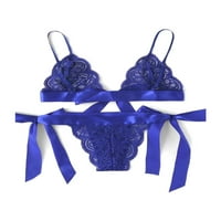 Žene seksi čipka za zavoj grube G-String G-String set babydoll bowknot donje rublje Thong Erottic Planina