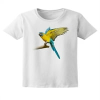 Prekrasna plava ara Tropska ptica majica za žene - MIMage by Shutterstock, ženska mala