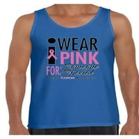 Neugodni stilovi nosim ružičastu za neko specijalni tenk top rezervoar za vrpce raka Vrhunska podrška
