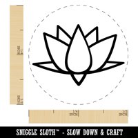 Lotus cvijet nacrtaju samo-inking gumenu mastilo za mastilo - UV tinta - Mini