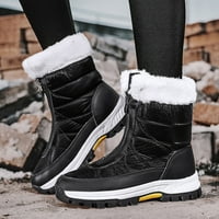 Kali_store Womens Boots Ženske zimske čizme za snijeg drže tople čizme za gležnjeve vodootporne cipele