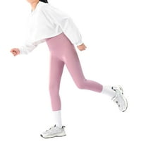 Dječje djevojke aktivne vježbanje na nogama bez noga mršavih plesa joga hlače Barbie nogavice za 4 godine