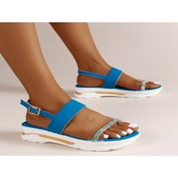 LUMENTO PLATFORD Sandal za žene Udobne klinove za krizenje prozirne cipele Casual Cipes Party Angles