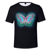 Waykka ženski leptir element uzorak grafički kratki rukav okrugli vrat majice