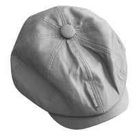 Ženska Sboy Cap visoka elastičnost Visor Beret kape šape meka pamuk vintage kabine za šešir osmerokutna