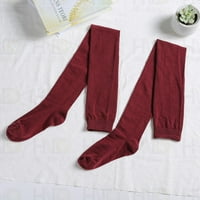 Riforla Žene Djevojke Modne čvrste čarape za koljena Čarape Svilene čarape Jedna veličina
